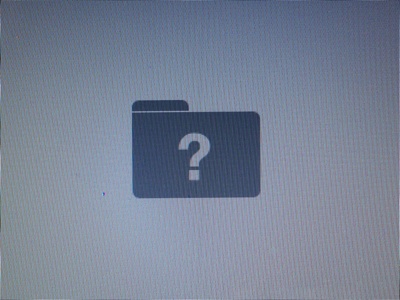 Мигающий знак вопроса на мониторе Вашего Mac